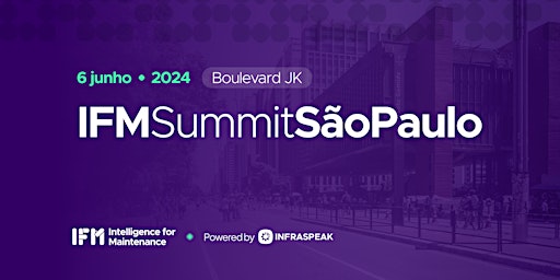 Imagem principal do evento Intelligence for Maintenance Summit · São Paulo [2024]