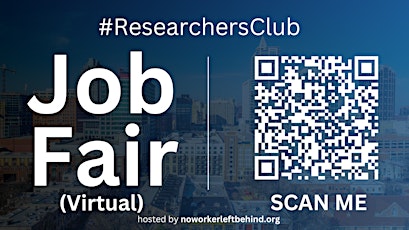 #ResearchersClub Virtual Job Fair / Career Expo Event #ColoradoSprings