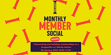 Member Social - Networking and building relationships as a songwriter  primärbild