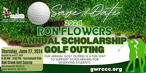 Imagem principal do evento 2024 Ron Flowers Annual Scholarship Golf Outing
