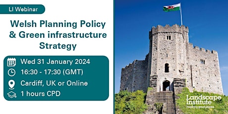 Imagen principal de ONLINE CPD: Welsh Planning Policy & Green Infrastructure Strategy