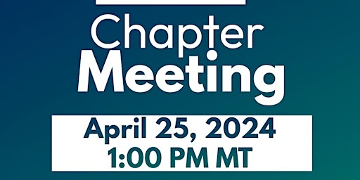 Primaire afbeelding van Idaho Chapter Annual Meeting