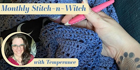 Imagen principal de STITCH N WITCH MONTHLY CRAFTING CIRCLE with TEMPERANCE (JANUARY)
