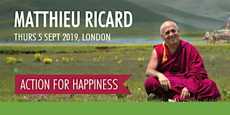 An evening with Matthieu Ricard primary image