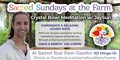 Crystal Bowl Mediation in the Nature Shala primary image