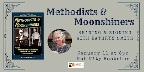 Reading & Signing with Kathryn Smith: Methodists and Moonshiners primary image
