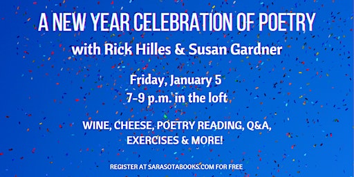 A New Year Celebration of Poetry with Rick Hilles & Susan Gardner primary image