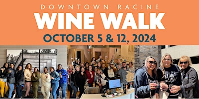 Image principale de Downtown Racine Fall Wine Walks 2024