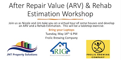 Imagem principal do evento After Repair Value (ARV) & Rehab Estimation Workshop