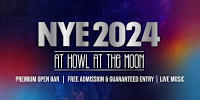 NYE 2024 | Howl at the Moon, Indianapolis | Includes Premium Open Bar primary image