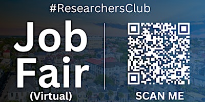 #ResearchersClub Virtual Job Fair / Career Expo Event #Charleston primary image