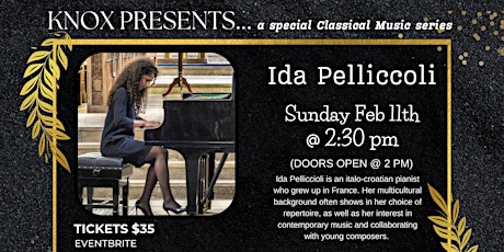 Image principale de Knox presents...Ida Pelliccioli in Concert