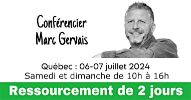 Québec : Ressourcement de 2 jours (50$ par jour) - Réservez ici !
