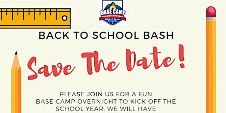 BASE Camp Back to School Bash 2019 primary image