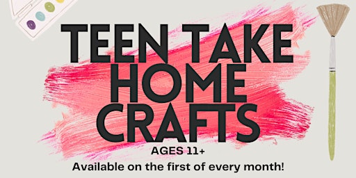 Immagine principale di Teen Take Home Craft (all month long) 