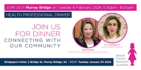 BCNA Murray Bridge Health Professional Dinner primary image