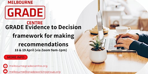 GRADE Evidence to Decision framework for making recommendations - online primary image