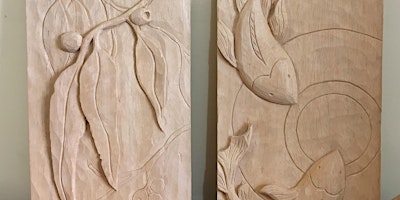 Relief Carving (Koi Fish or Gum Leaves)  primärbild