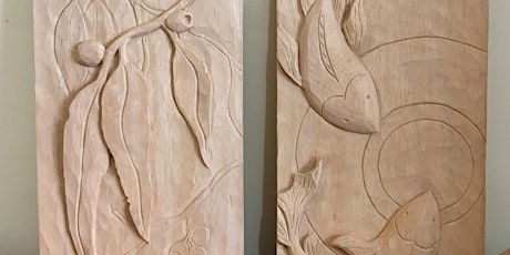 Relief Carving (Koi Fish or Gum Leaves)