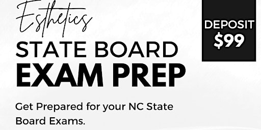 Primaire afbeelding van NC Esthetics State Board Exam Prep Class