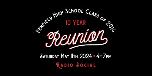PHS Class of 2014: 10 Year Reunion primary image