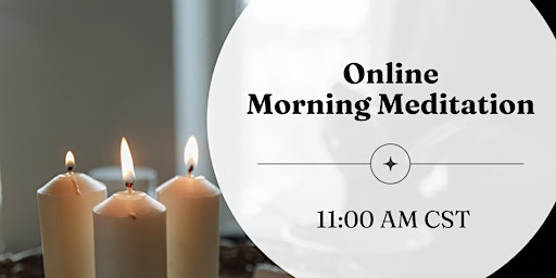 Online Morning Meditation primary image