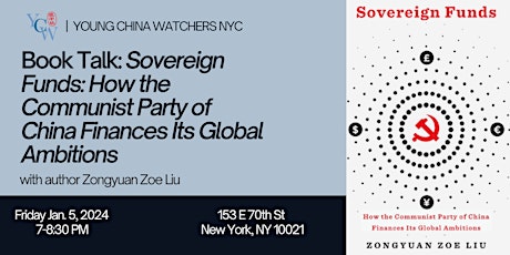Sovereign Funds: Book Talk with Zongyuan Zoe Liu primary image