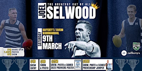 Primaire afbeelding van The Greatest Cat of All 'Joel Selwood' LIVE at Rafferty's Tavern