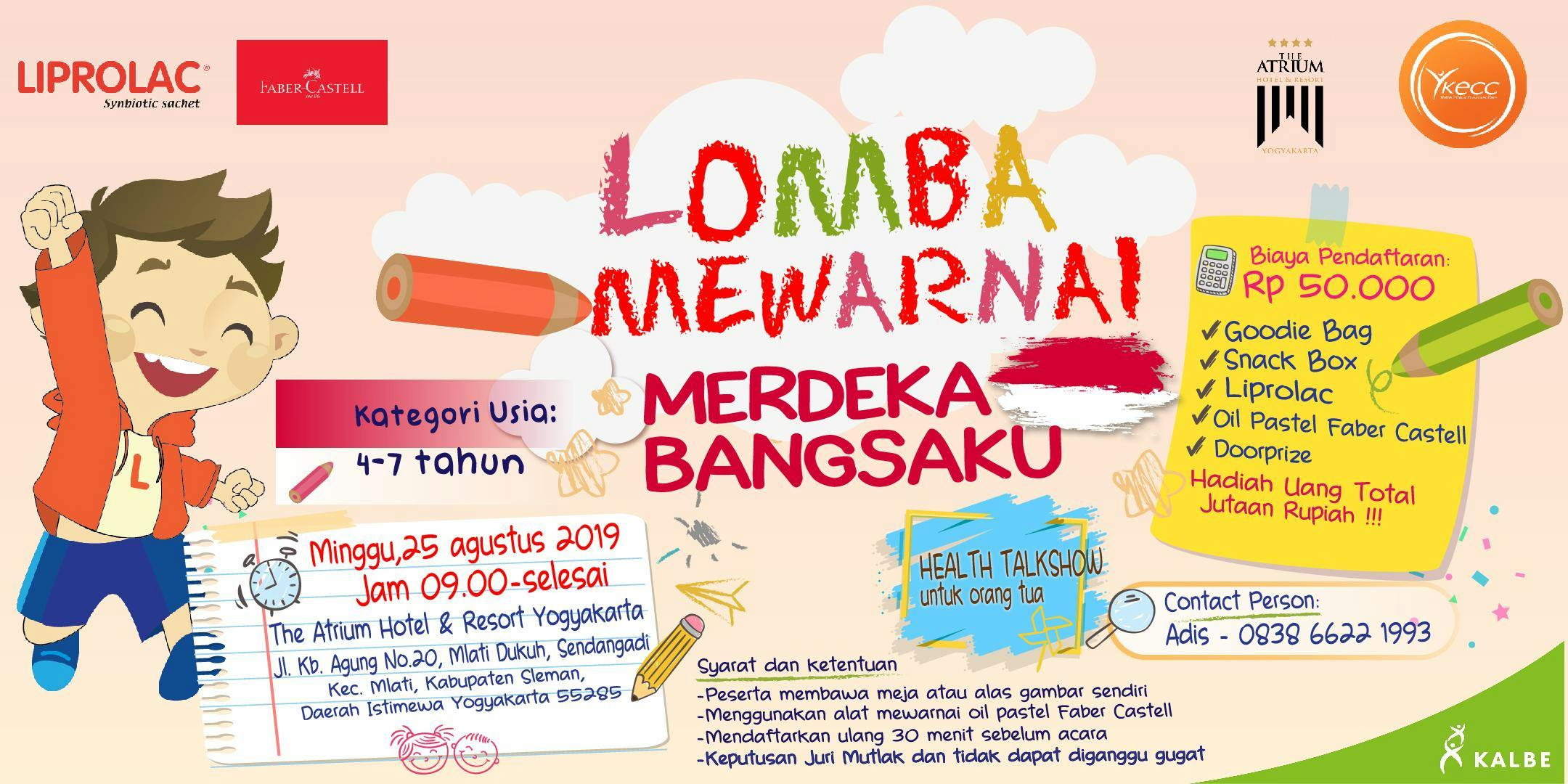 Lomba Mewarnai Merdeka Bangsaku 25 Aug 2019