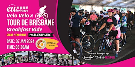 Velo Velo X Tour de Brisbane Breakfast Ride | 7 Jan 2024 primary image