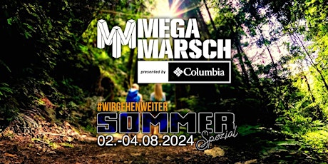 Imagem principal do evento Megamarsch #WIRGEHENWEITER Sommer Spezial 2024