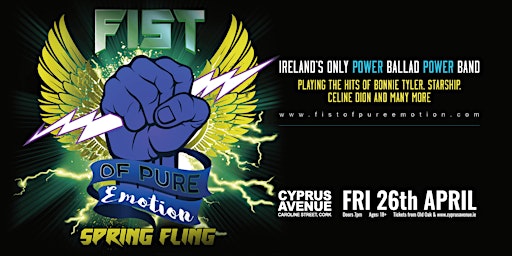 Imagem principal do evento Fist of Pure Emotion - Spring Fling!