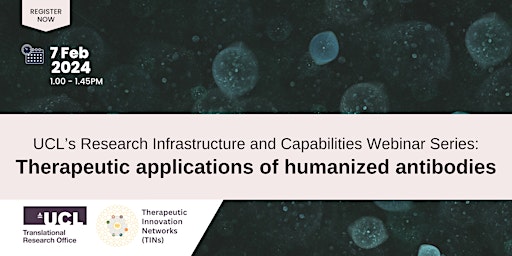 Webinar: Therapeutic applications of humanized antibodies primary image
