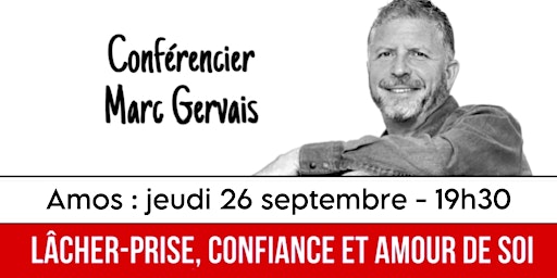 Imagem principal do evento Amos : Lâcher-prise / Confiance / Amour de soi - Réservez ici 25$