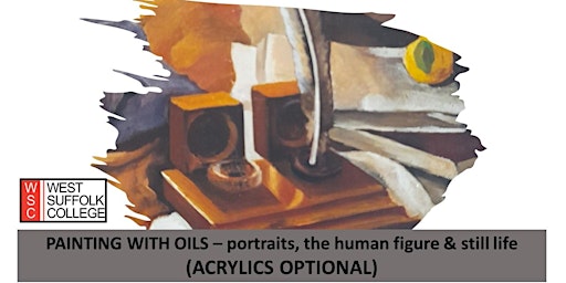 Painting with Oils (acrylics optional)-portraits, human figure & still life primary image