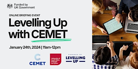 Levelling Up With CEMET primary image