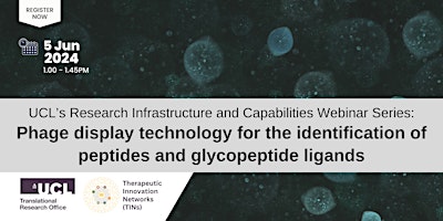 Image principale de Webinar: Phage display technology for the identification of peptides