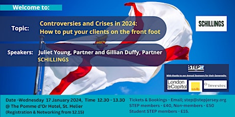 Hauptbild für Controversies and Crises in 2024: How to put your clients on the front foot