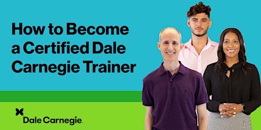 Imagem principal do evento How to Become a Certified Dale Carnegie Trainer