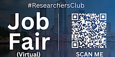 Imagem principal do evento #ResearchersClub Virtual Job Fair / Career Expo Event #Tampa