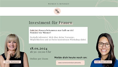 Hauptbild für Online Finanzworkshop - Investment für Frauen