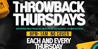 Copy of Throwback Thursdays at Pizza Cat Max Downtown(No Cover) primary image