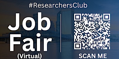 Hauptbild für #ResearchersClub Virtual Job Fair / Career Expo Event #Jacksonville