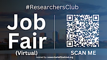 Hauptbild für #ResearchersClub Virtual Job Fair / Career Expo Event #Oklahoma