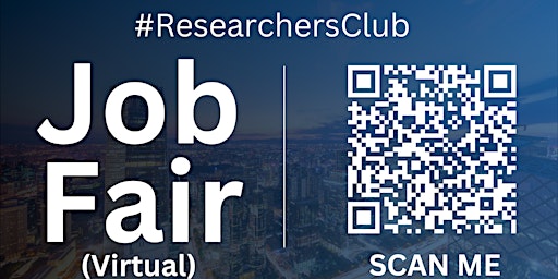 Immagine principale di #ResearchersClub Virtual Job Fair / Career Expo Event #Columbia 