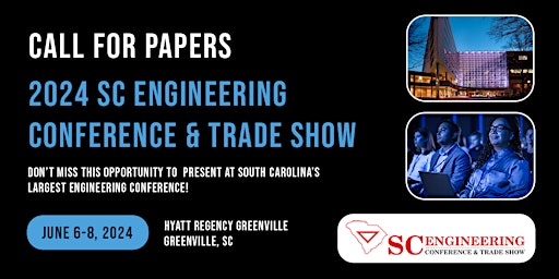 Primaire afbeelding van 2024 SC Engineering Conference & Trade Show Conference Call for Papers