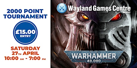 Warhammer 40,000 - Leviathan Tournament - 2000 Points