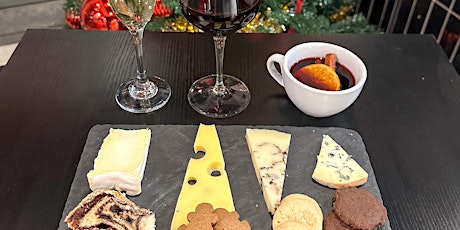 Immagine principale di In-Person Holiday Cookie & Cheese Pairing with Mulled Wine 