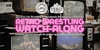 Immagine principale di Retro Wrestling Watch-Along @ Shacklands Brewing Co. 