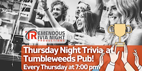 Kamloops Tumbleweeds Pub Thursday Night Trivia!